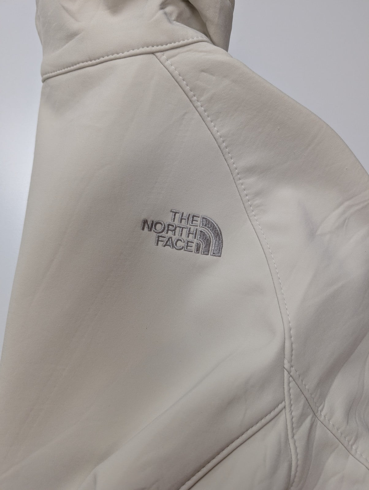 Veste Softshell TNF APEX Femme XS Blanche Coupe-Vent Polaire Technique