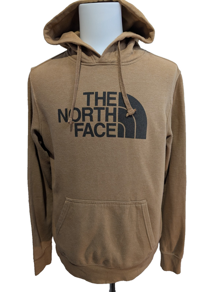 The North Face Sweat à Capuche Marron Logo Noir - Taille M Homme