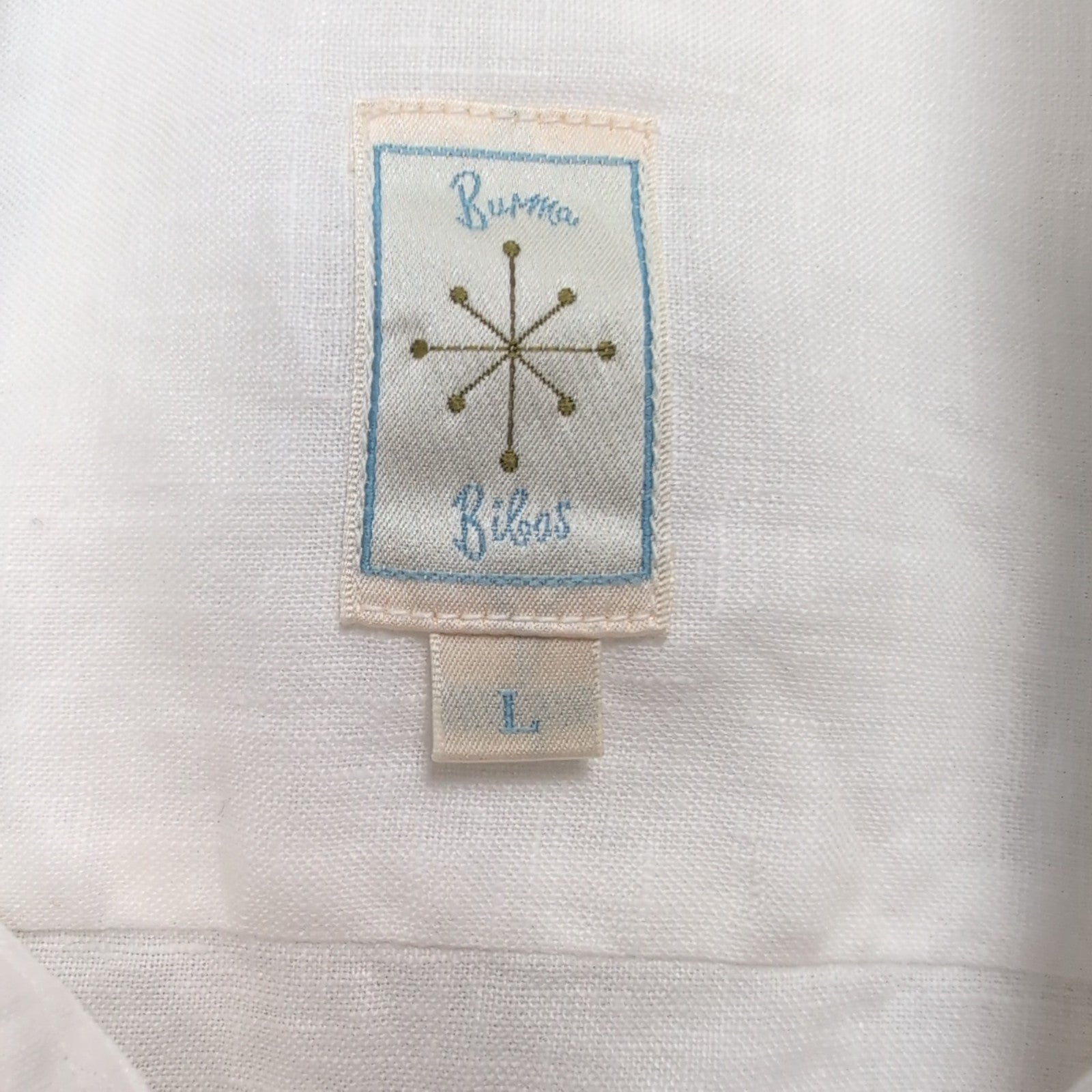Chemise lin Burma Bibas blanche taille L