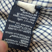Chemise Tommy Hilfiger à Carreaux Bleu Foncé et Blanc 1 Poche - Taille L