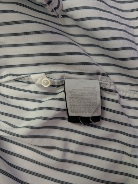 Chemise Fila blanche à rayures taille L #143msch