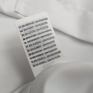 Chemise Henbury L/XL Blanche Neuve Étiquette Poche Coton Polyester