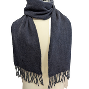 Écharpe Polo Ralph Lauren Réversible Laine d'agneau Marine Gris Made in Italy
