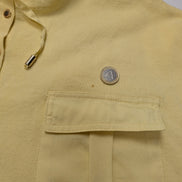 Pull Calvin Klein Jaune Col Roulé à Cordon & Poches - Taille L/XL