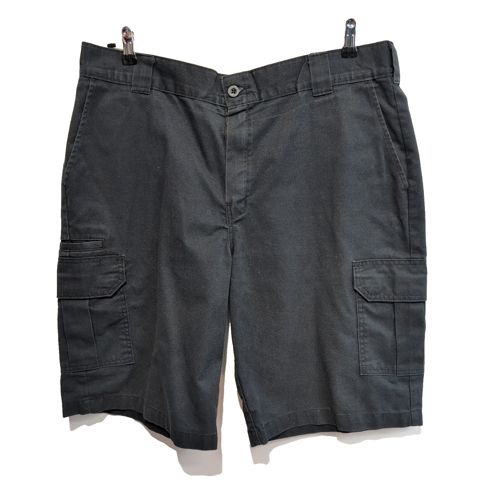Short Dickies Cargo Noir Homme W38 Coupe Droite Multi Poches TBE