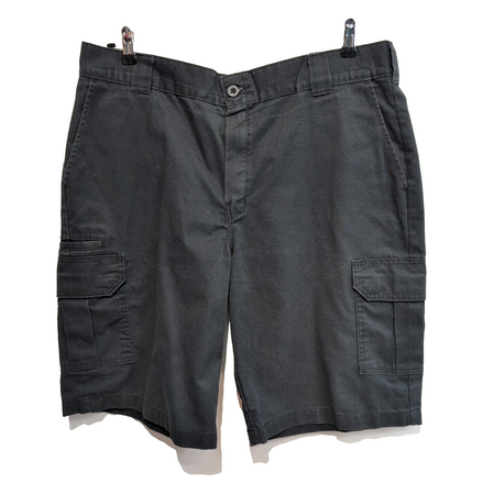 Short Dickies Cargo Noir Homme W38 Coupe Droite Multi Poches TBE