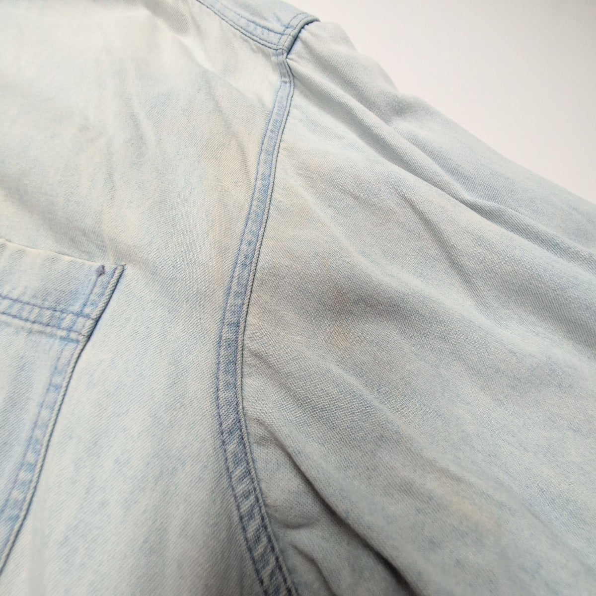Chemise Harley Davidson XXL Jean Bleu 100% Coton Logo Brodé 2 Poches