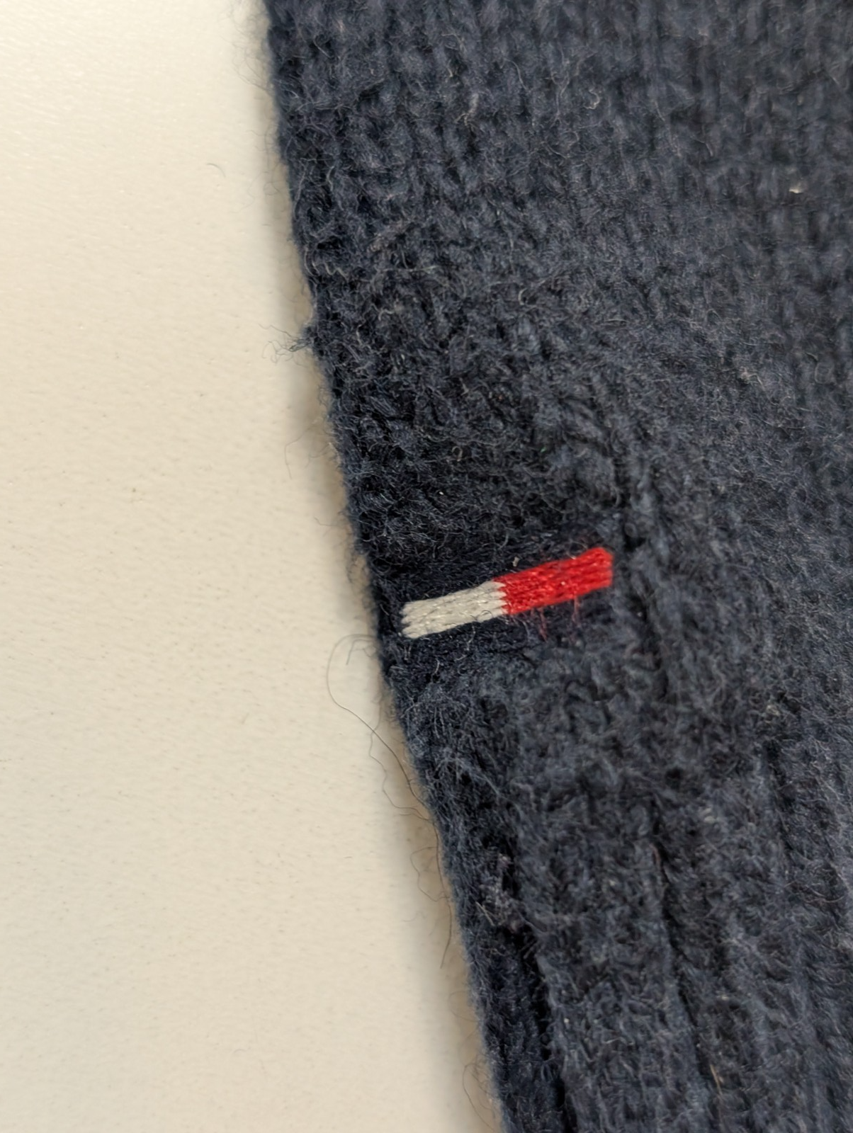 Pull Chaud Tommy Hilfiger Bleu Marine - Grand Logo - Taille S