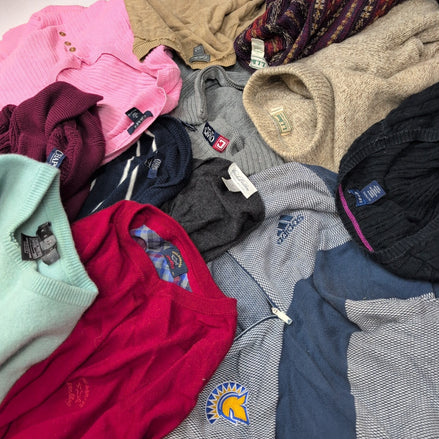 LOT 12 PULLS MARQUES MIXTES - NIKE ADIDAS PAUL & SHARK BROOKS BROTHERS À RÉPARER