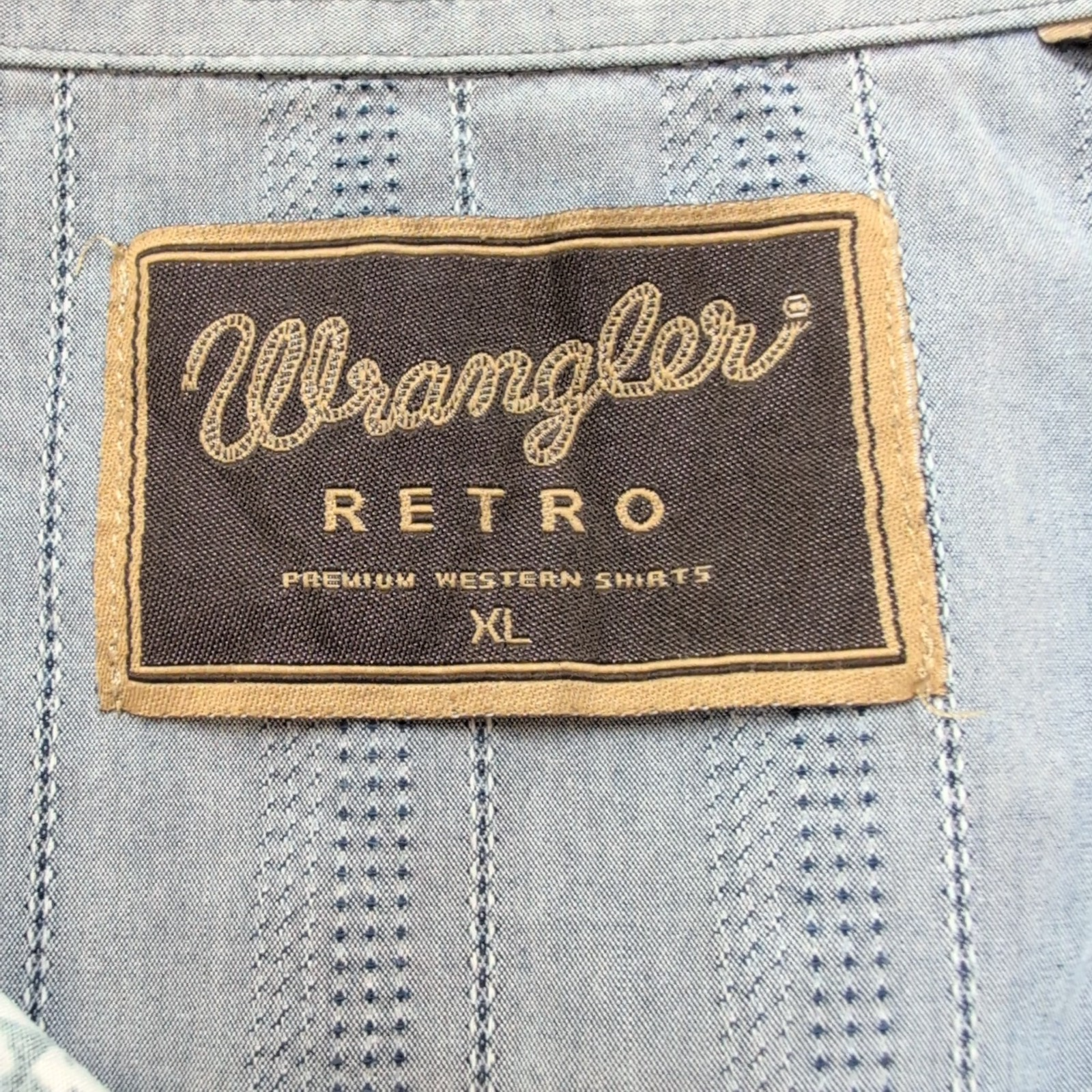 Chemise Wrangler Western Retro Motif Paisley - Taille XL