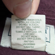 Chemise L.L.Bean T.XL TALL Chamoisette Épaisse Bordeaux Vtg 100% Coton