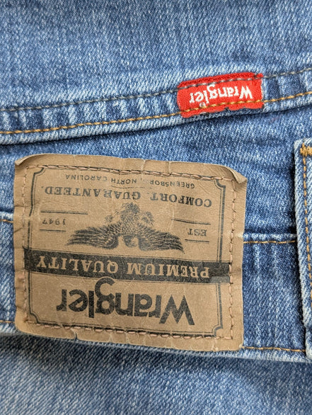 Jean Wrangler Vintage Regular Fit Homme W40 L30 Bleu Denim Stretch Confort