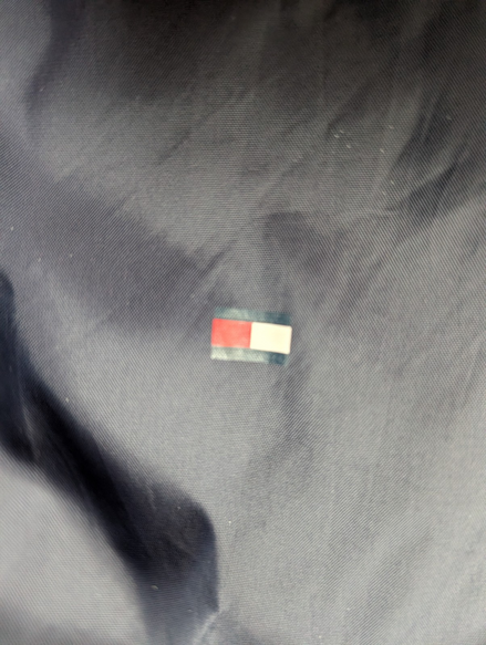 Tommy Hilfiger Veste Coupe-Vent M Bleu Marine Rouge Blanc Capuche |317BSR