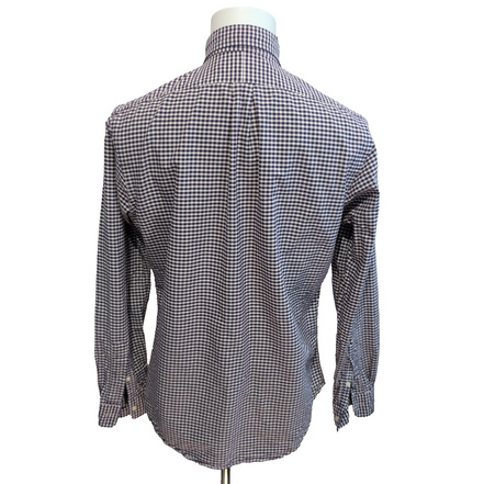 Chemise Ralph Lauren Custom Fit M Violet Carreaux Logo Vert