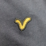 T-shirt Voi Jeans Co M Bleu Marine Logo Brodé 100% Coton Neuf Étiquette