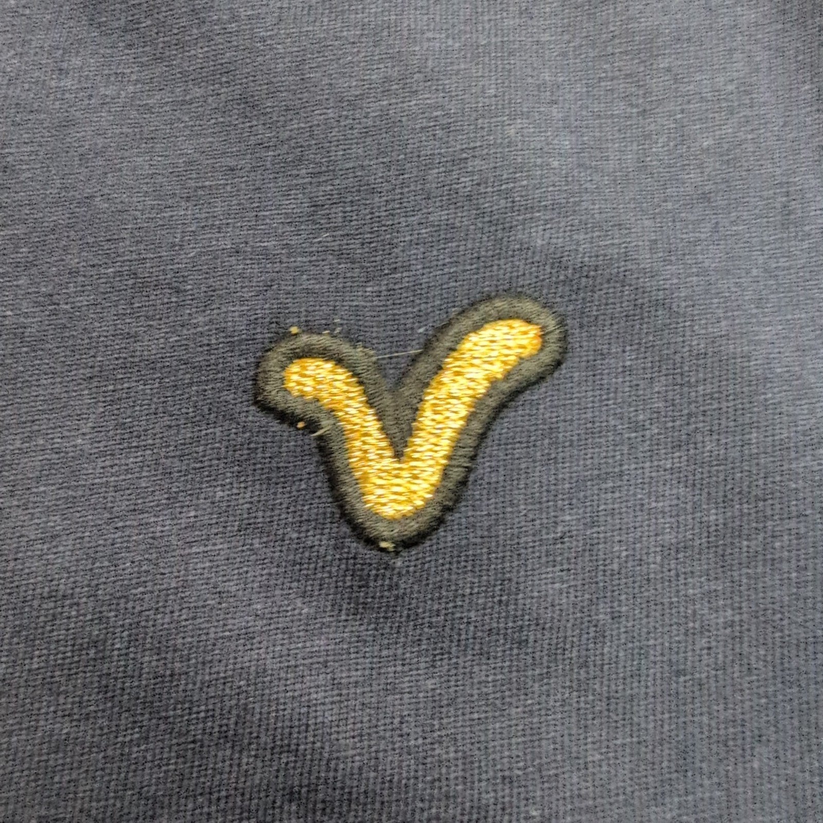T-shirt Voi Jeans Co M Bleu Marine Logo Brodé 100% Coton Neuf Étiquette