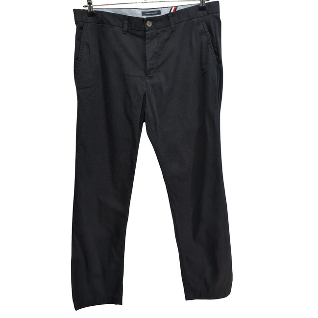 Pantalon chino Tommy Hilfiger noir taille W36xL30 FR46 #46ct