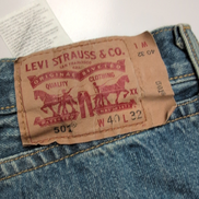 Levi’s 501 Jean Homme W40 L32 Bleu Vintage Pantalon Bouton Neuf