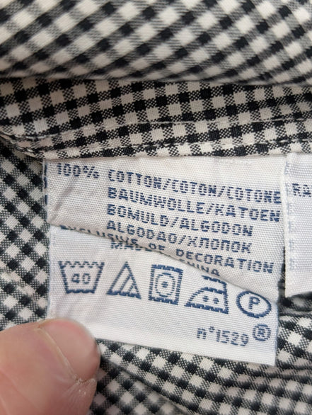 Chemise Polo Ralph Lauren Shirt L Custom Fit Carreaux Noir Button Down