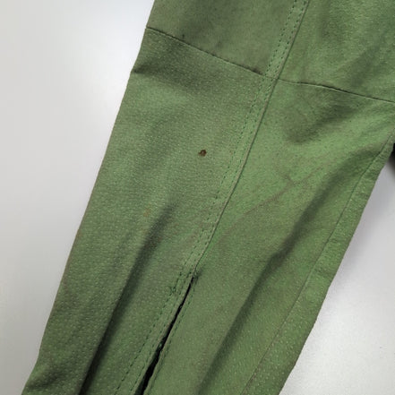 Veste cuir nubuck verte Rod's pour femme taille S #34c