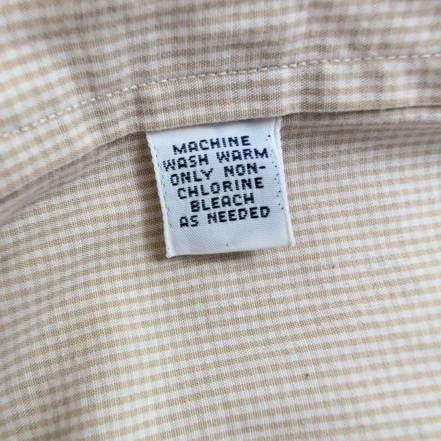 Chemise Ralph Lauren Yarmouth L XL Crème Carreaux Button Down Shirt
