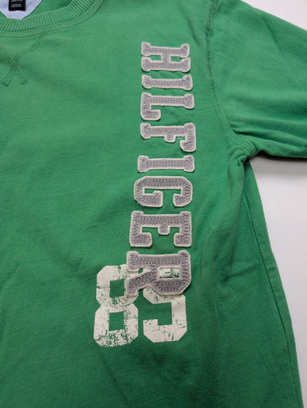 Pull sweat Tommy Hilfiger vert 16-18 ans taille L col rond