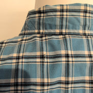 Chemise Wrangler Manche Courte Bleu Ciel Carreaux Taille 3XL Une Poche