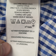 Chemise Polo Ralph Lauren Shirt M Seersucker Carreaux Manches Courtes Button Dow