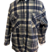 Sierra Pacific Surchemise Flanelle Matelassée T.L Veste Carreau Bleu |245S