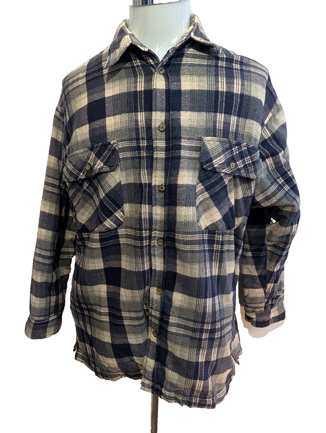 Sierra Pacific Surchemise Flanelle Matelassée T.L Veste Carreau Bleu |245S