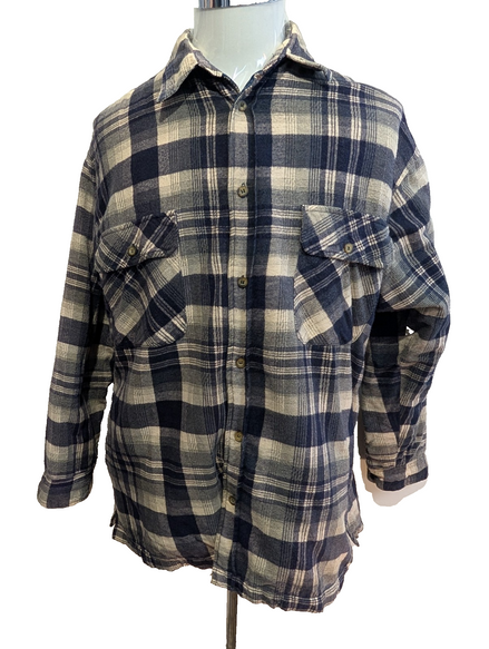 Sierra Pacific Surchemise Flanelle Matelassée T.L Veste Carreau Bleu |245S