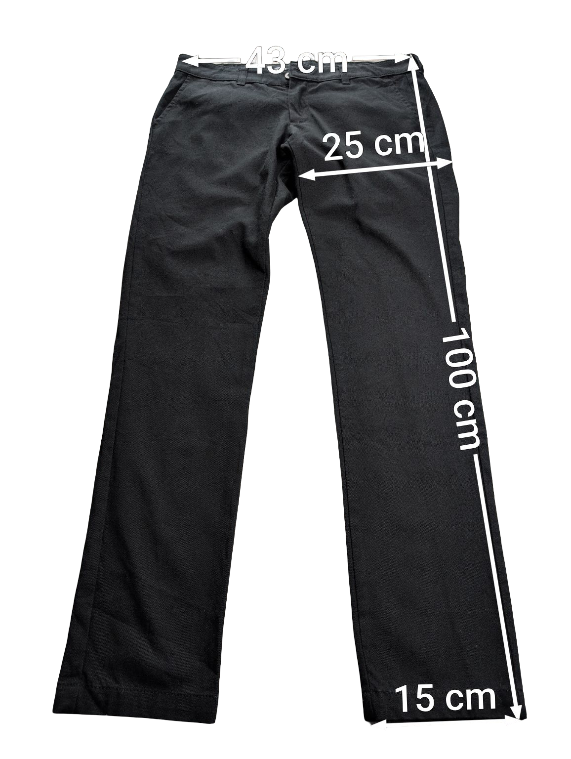 Pantalon Dickies noir femme skinny taille W32 Excellent état
