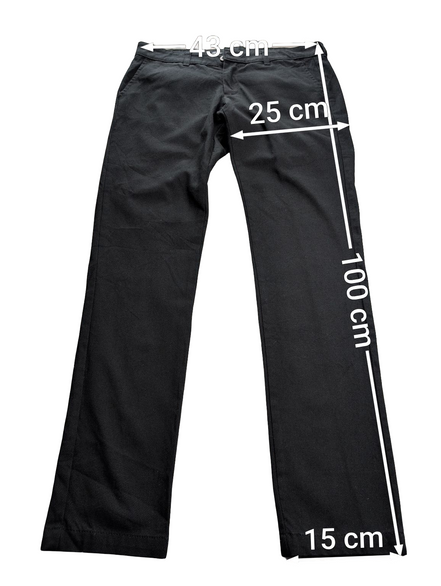 Pantalon Dickies noir femme skinny taille W32 Excellent état