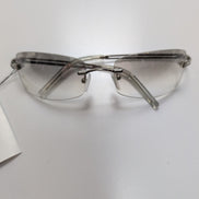 Lunettes de soleil Y2K Branche fine Sans Monture Rectangulaire Dégradé
