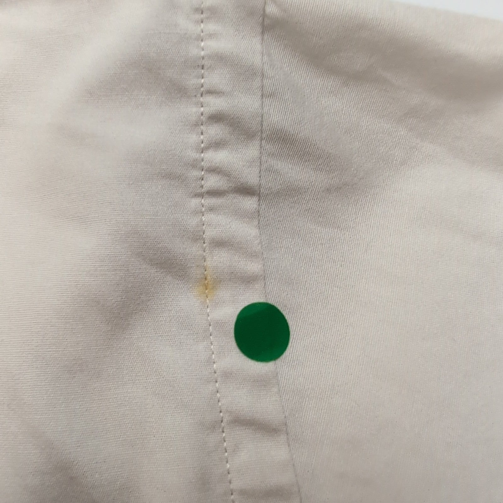 Chemise Nautica XL XXL Crème 100's Coton Hong Kong Poche Unie manches longues