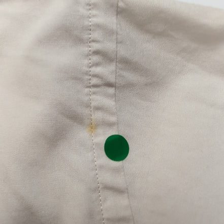 Chemise Nautica XL XXL Crème 100's Coton Hong Kong Poche Unie manches longues