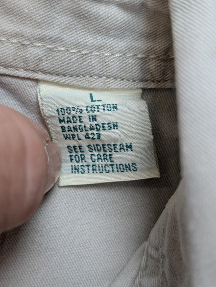 Chemise Levi's Workwear Rare - Security Agent - L taille grand (XL / XXL)
