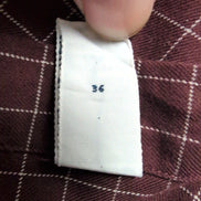 Chemise Ralph Lauren Blake XL XXL Bordeaux Carreaux Manches Longues