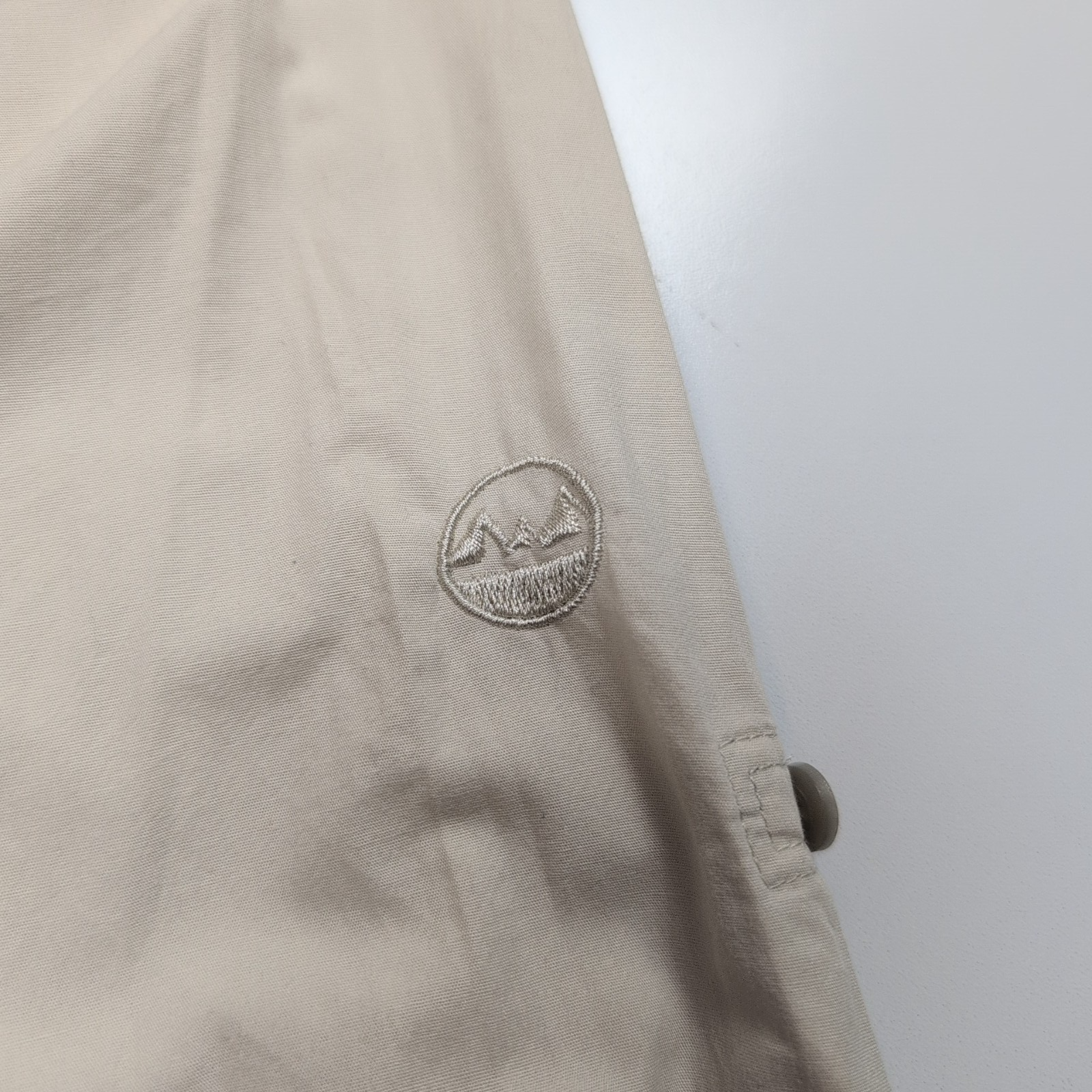 Chemise Wrangler beige crème manches longues retroussables taille XL