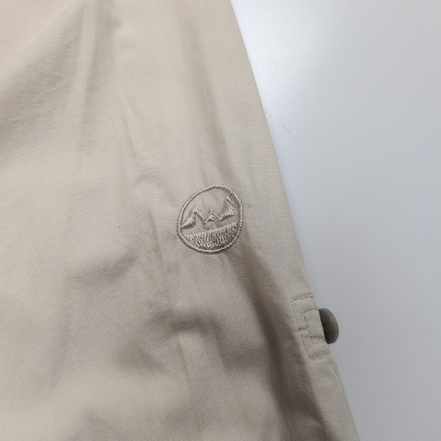 Chemise Wrangler beige crème manches longues retroussables taille XL
