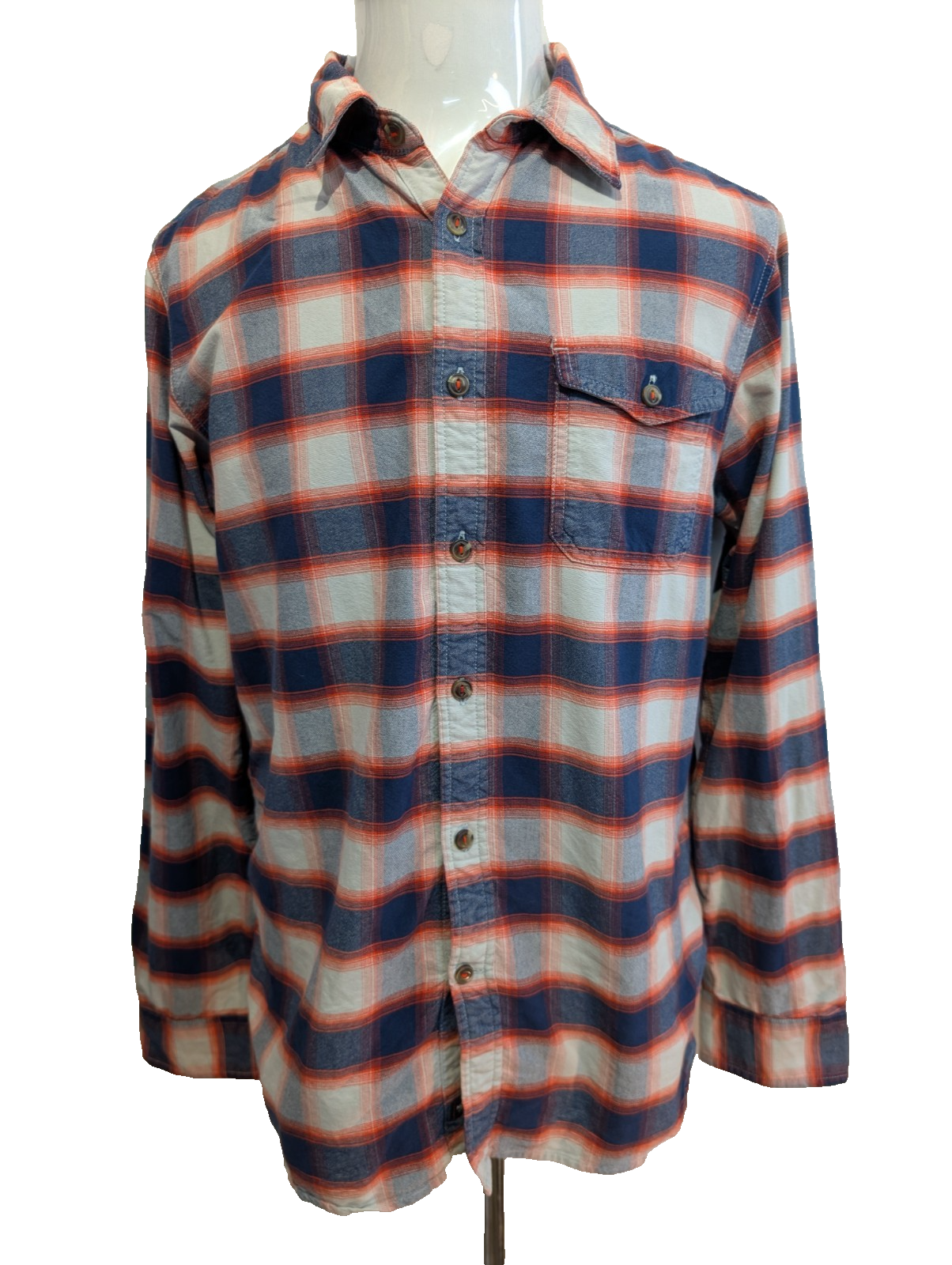 Chemise THE NORTH FACE M ROUGE BLEU Carreaux Coton Chaud |288S