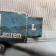 Polo Ralph Lauren Homme L Bleu Gris Chiné Logo Rouge Polo Manches Courtes