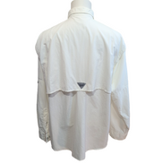 Chemise COLUMBIA PFG Homme XL/XXL Blanche Technique Manches Longues Poches