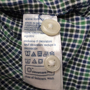 Chemise Tommy Hilfiger Verte À Petits Carreaux Regular Fit Taille XXL