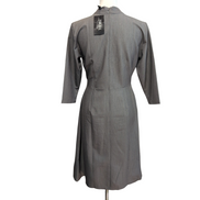 Robe ZOCHA M Grise Manches 3/4 Stretch Neuve Étiquette