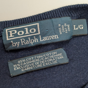 Pull Fin Polo Ralph Lauren Bleu Col Rond Taille L | 538WSR