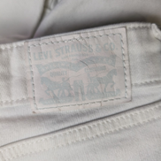 Jean Levi's 711 Skinny Femme Blanc Ultra Stretch Full White W30 L28 T42