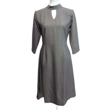 Robe ZOCHA M Grise Manches 3/4 Stretch Neuve Étiquette