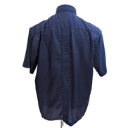 Chemise Bandetta Cuba Panama Bleu Marine 4 Poches Brodée Taille L Homme