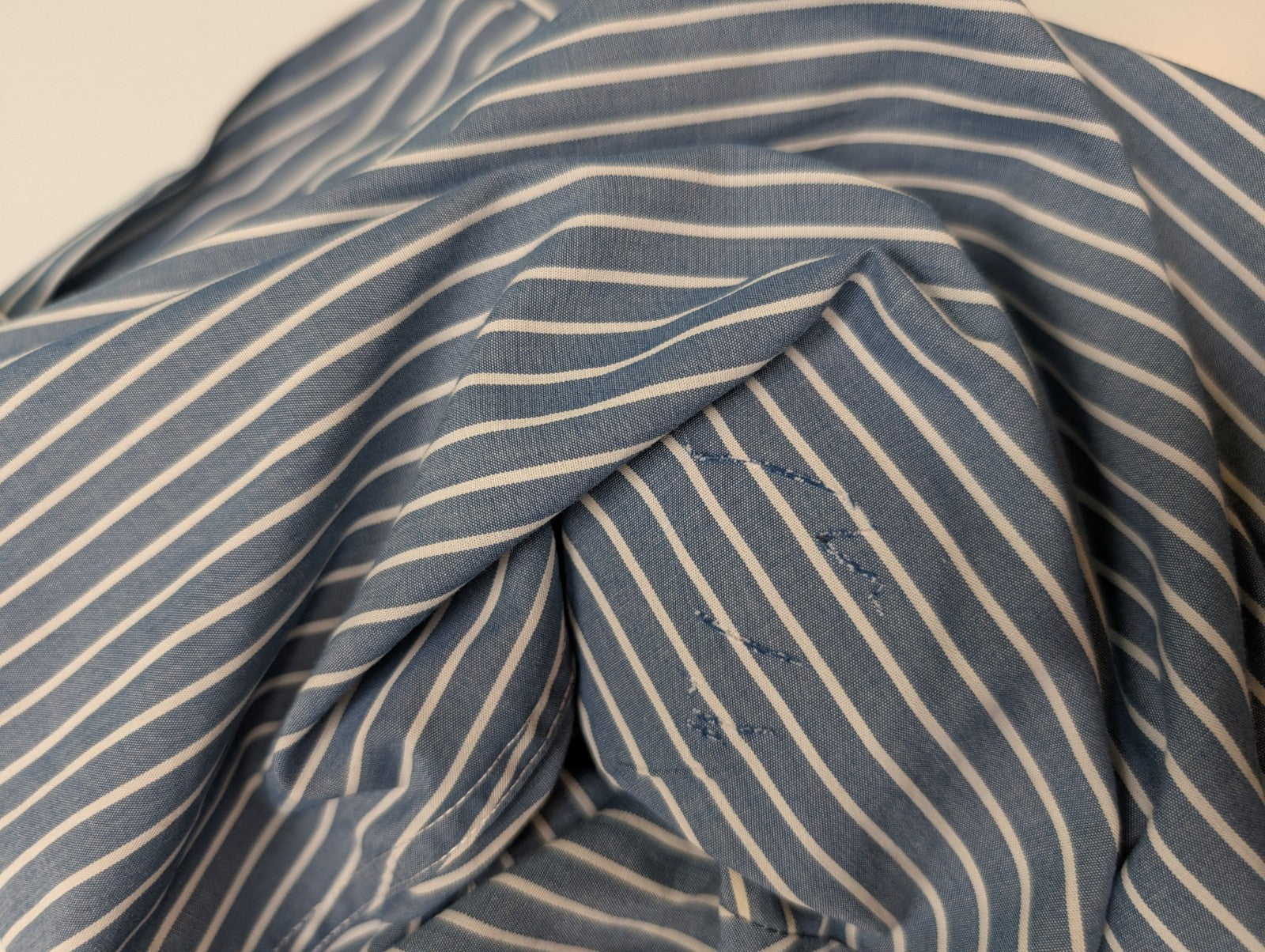 Chemise Dockers bleu à rayures taille L #168msch